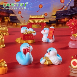 Figura Decorativa de Serpiente Pequeña de Año Nuevo, Accesorios Decorativos para Bolsas Sorpresa, Micropaisaje, Escritorio, Coche - Product Image 4