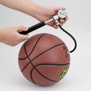 Customized Manual Bicycle Pump 120Psi High <b>Pressure</b> <b>Gauge</b> For Bike Basketball Air Inflation - Product Image 2