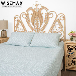 Moderne <span class=keywords><strong>Rotin</strong></span> Meubles <span class=keywords><strong>De</strong></span> Chambre Indonésie Naturel Pétale Ouvert Cadre <span class=keywords><strong>de</strong></span> <span class=keywords><strong>Lit</strong></span> Pour Hôtel Homestay <span class=keywords><strong>Lit</strong></span> King Size - Product Image 4