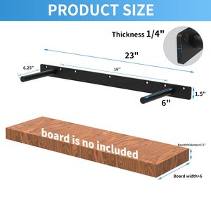 Zuogang Personalizado Metal Flutuante Prateleira Suportes Art Deco Estilo Móveis De Ferro com Escondido Prateleiras Flutuantes - Product Image 4