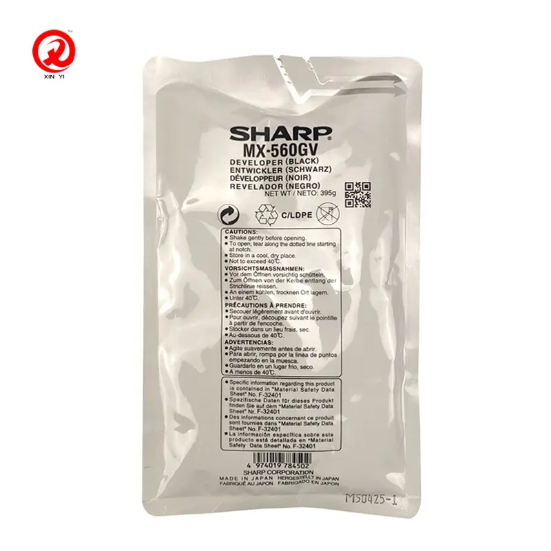 Véritable développeur pour sharp MX560 M3608N M4608N M5608N M3658N M4658N M5658N M364N M464N toner d'origine