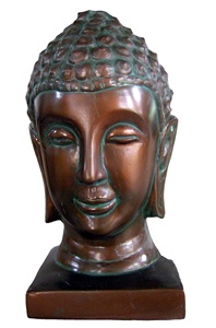 Phật đơn giản đầu điêu khắc vật liệu nhựa ngồi thiền đặt ra Home & Garden Tôn Giáo trang trí nội thất Phật Giáo 4ft chiều cao - Product Image 6