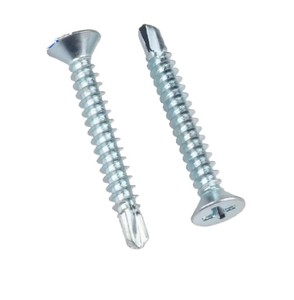 Tornillos Autorroscantes de Acero al Carbono Métrico DIN7500 Grado 4 con Recubrimiento de Zinc, Cabeza Plana, Ranura Interna y Rosca Triangular - Product Image 2