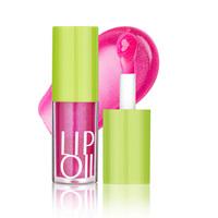 Huile à lèvres hydratante, nourrissante, brillante, effet gloss, volumisante, scintillante, avec un grand applicateur, logo personnalisé, vegan