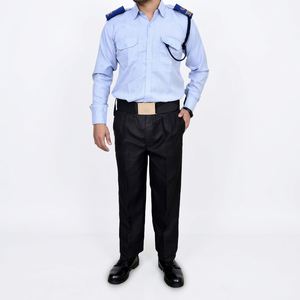 Uniforme de garde pour homme léger et personnalisable, manches courtes, séchage rapide, matière polyester/coton, logo personnalisé de haute qualité, couleur personnalisée - Product Image 1
