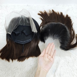 Promotion $60 $76 Perruques Bob SDD avec dentelle frontale 13x6 M Hairline, Cheveux vierges bruts vietnamiens 12A, Qualité supérieure, 100% Cheveux humains, 10" 12" - Product Image 1