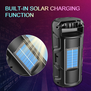 Thời trang zqs4275 loa không dây với năng lượng mặt trời sạc ăng-ten bên ngoài FM Đài phát thanh USB TF xe đẩy <span class=keywords><strong>Bluetooth</strong></span> loa - Product Image 3