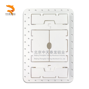 Tùy chỉnh phong cách hiện đại trong nhà nhôm thông gió lưới tản nhiệt không khí kép đơn lệch điện split-lever cửa không khí cho - Product Image 2