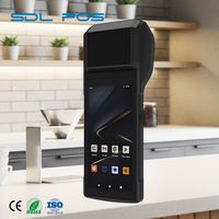 Escáner de Códigos de Barras 2D 2G para Restaurantes, Dispositivo Impresor de Punto de Venta, Recogida de Comida para Llevar, Pantalla HD Clara, Sdlpos