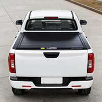 Couverture de benne de pick-up rétractable imperméable à l'eau, design manuel à enroulement pour Foton Tunland Amarok Pickup Truck