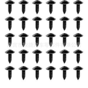 Tornillos autorroscantes para revestimiento de guardabarros Hyundai Kia Accent Ceed Sportage 1249306207B, cabeza ranurada, métricos, clase 4.8, hierro y acero - Product Image 4