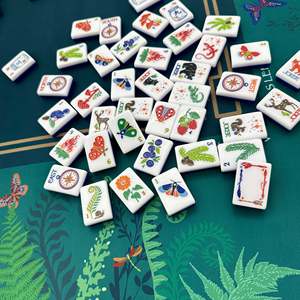 Tuiles de mahjong en <span class=keywords><strong>bois</strong></span> sauvage de style moderne, tuiles de mahjong américaines personnalisées, 4 couches, 160 pièces, luxe, acrylique, marque respectueuse de l'environnement - Product Image 1