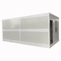 20 pieds Casa Prefabricada Maison de conteneur modulaire de luxe Petite maison mobile Maison préfabriquée en conteneur