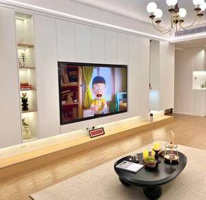 ตู้เก็บทีวีไม้เนื้อแข็งสไตล์ครีมที่ทันสมัย - Product Image 5