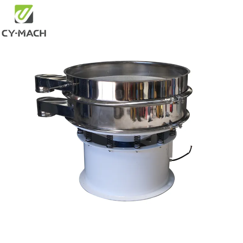 Tamis vibrant rotatif en acier inoxydable de qualité alimentaire/tamis vibrant rotatif pour la farine de blé/filtre vibrant à lisier en céramique