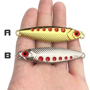 Alta Qualidade Cavalo Marca Red <span class=keywords><strong>Dot</strong></span> Iron Plate Chumbo Peixe 5g-20g Liga de Zinco Bionic Bait Água Doce do Mar Warmouth <span class=keywords><strong>Fish</strong></span> Fishing - Product Image 4