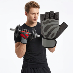 New Year New Arrival Hot Selling Half Finger Weightlifting Gym <b>Gloves</b> Premium Quality Customized Fitness Gym <b>Gloves</b> - Product Image 1