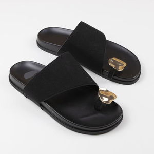 Sandalias de Playa Casuales Versátiles de Verano para Mujer, Calzado Plano con Suela Gruesa y <span class=keywords><strong>Plataforma</strong></span> Suave, Chanclas - Product Image 4
