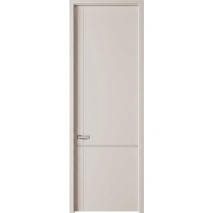 Porte intérieure <span class=keywords><strong>en</strong></span> <span class=keywords><strong>bois</strong></span> écologique de luxe pour chambre principale, anti-rayures, imperméable, panneau HDF moderne, insonorisation premium, mélamine - Product Image 6