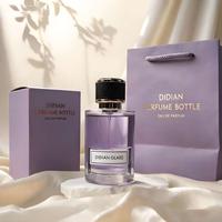 Livraison gratuite, flacon de parfum vide de qualité supérieure, luxueux, 50 ml, 100 ml, flacon de parfum pour homme, flacon de parfum de luxe avec emballage