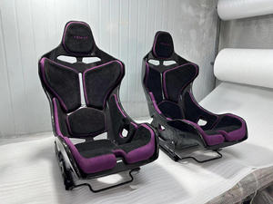 Asientos de Carreras Personalizados de Fibra de Carbono Impermeables, Autopartes para Jóvenes, Asientos Tejidos Compatibles con Autos <span class=keywords><strong>McLaren</strong></span> y Ferrari, OEM Disponible - Product Image 6