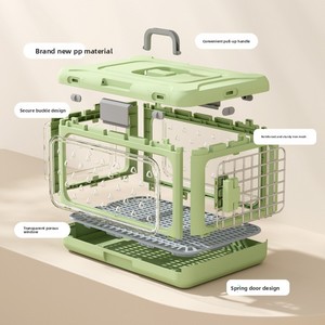 Nuevo Transportín Plegable de 4 Ruedas para <span class=keywords><strong>Mascotas</strong></span>, Diseño Portátil y Transpirable para Viajes en Auto y <span class=keywords><strong>Transporte</strong></span> de <span class=keywords><strong>Mascotas</strong></span> - Product Image 5