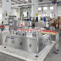 Machine de scellage et d'insertion de becs entièrement automatique de haute précision pour produits médicaux, alimentaires, jus, bière, huile, avec commande mécanique et PLC