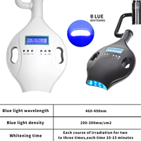 Máquina de Blanqueamiento Dental con Luz Roja, Azul y Morada de 40W, Brazo Ajustable, para Salón de Belleza, OEM ODM