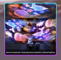 Lampe projecteur à piles ABS pour enfants, ciel étoilé, lumière LED RGB, veilleuse, jouet éducatif pour chambre à coucher, cadeau pour garçons, sommeil apaisant, moyen