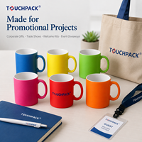Mug en céramique promotionnel en gros avec logo personnalisé par transfert thermique 420 ml, revêtement créatif, cadeau d'affaires pour café et thé