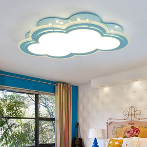 Commercio all'ingrosso della fabbrica moderna bianco blu di illuminazione a led decorazione dell'interno ha condotto la luce nube luce della lampada a soffitto per soggiorno - Product Image 2