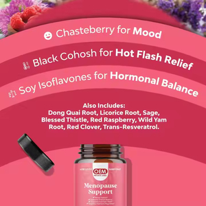 Women Hormone Regulation Flash Relief Angelica Root Melissa Officinalis Extract Menopause Capsule Dietary Supplements - Product Image 6