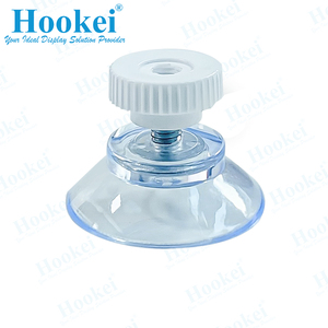 ถ้วยดูดสุญญากาศพีวีซีใสแบบกำหนดเองพร้อมน็อตยึดสำหรับแขวนกระจก - Product Image 1
