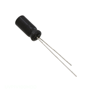 ตัวแทนจำหน่ายที่ได้รับอนุญาต UVP1V100MDD 10 uF CAP ALUM 10UF 20% 35V RADIAL TH ตัวเก็บประจุแบบ Through Hole - Product Image 1
