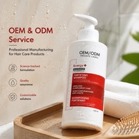 Shampoo fortifiant OEM/ODM avec niacinamide et vitamine E, shampooing volumisant et fortifiant pour réduire les frisottis et la casse des cheveux, 400 ml