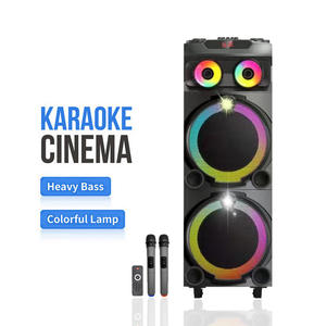 Enceinte de fête double 12 pouces Parlante Big TWS rechargeable de bonne qualité avec lumière cool, double microphone sans fil BK-1230 DR-1230 - Product Image 1