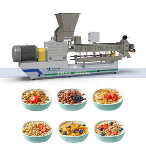 Capacidad 500 kg/h Máquina extrusora automática de copos de maíz de avena Línea de producción de <span class=keywords><strong>cereales</strong></span> para desayuno - Product Image 2