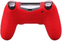Coque de Protection Antidérapante en Silicone avec 4 Types de Protections de Joysticks Adaptée aux Accessoires de Manette Sans Fil PS4