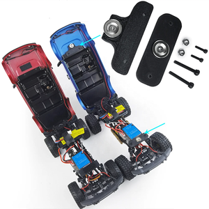 Nuevo <span class=keywords><strong>1</strong></span>/<span class=keywords><strong>24</strong></span> RC <span class=keywords><strong>Crawler</strong></span> <span class=keywords><strong>Axial</strong></span> SCX24 AXI00006 columna de carcasa de plástico mejorada soporte de montaje de poste de cuerpo Invisible accesorios de repuesto RC - Product Image 1