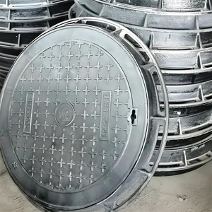 En124 D600 E600 Vierkante En Ronde Nodulair Gietijzeren Putdeksels Voor Watertanks Rioolwaterzuiveringsgietproducten - Product Image 6