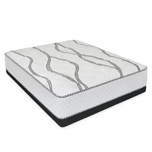 Khách Sạn Đồ Nội Thất Phòng Ngủ Nén Bọt Nệm Nữ Hoàng Vua Kích Thước Mù<span class=keywords><strong>a</strong></span> Xuân Cuộn Dây Giường Nệm Cao Su Matelas Colchon Trong Một Hộp - Product Image 4