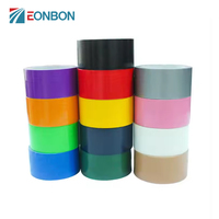 EONBON Lot de 5 rubans adhésifs de haute qualité en argent 90 pieds x 2 pouces, résistants, imperméables et gris.