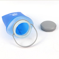 Bouilloire de sport pliable personnalisée pour la course à pied la randonnée le cyclisme Bouteilles pliables en TPU Bouteilles d'eau douce pliables