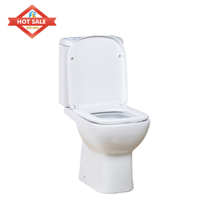 Inodoro moderno <span class=keywords><strong>de</strong></span> cerámica con certificación CE, <span class=keywords><strong>de</strong></span> dos piezas, con descarga tipo tornado, taza alargada, montado en la <span class=keywords><strong>pared</strong></span>, para baño. - Product Image 2