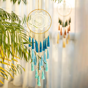 Gland Dreamcatcher carillons éoliens pendentif tissé à la main coloré créatif décor à la maison boutique pendentif - Product Image 4