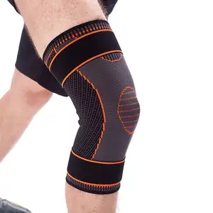 Factory Direct Supply Outdoor Sports Compression With Adjustable Straps Knee Support Sleeve