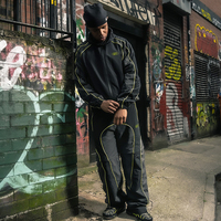 Pantalon court ou long personnalisé, imperméable et coupe-vent, style baggy, hip-hop, assorti pour couple, survêtement de sport