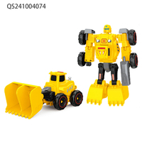 QS Chine Nouveau Design Jouet Véhicule Robot Voiture de Ville Transformable DIY pour Enfants, en Plastique, à Déformation, Cadeau Intelligent pour Enfants