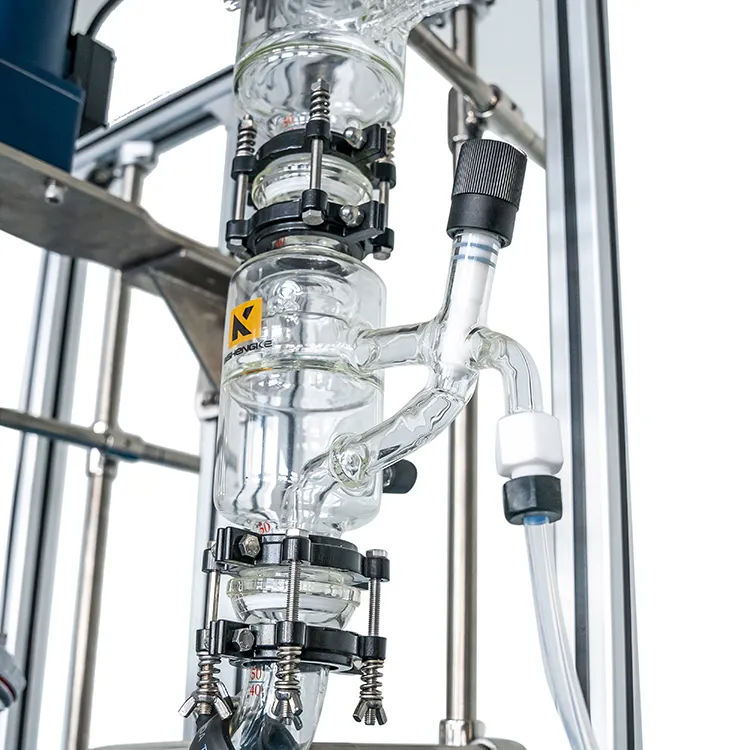 ASK AGR10UV 5 10 20 30 50 100L reattore in vetro a vaso a pressione per deflettori processo biomassa ricicla cristallizzazione