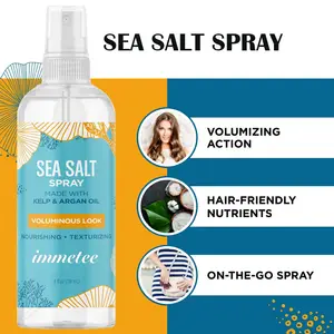 OEM/ODM Hair Styling Products Sea Salt Spray Instant Texture Volumizing Sea Salt Hair Spray